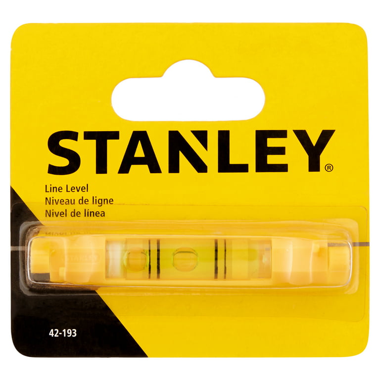 Stanley 42-193 High Visibility Plastic Line Level, Yellow, 3
