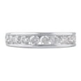 thumbnail image 3 of 1 1/2 Carat T.W Round Diamond 10K White Gold Diamond Wedding Band, 3 of 3