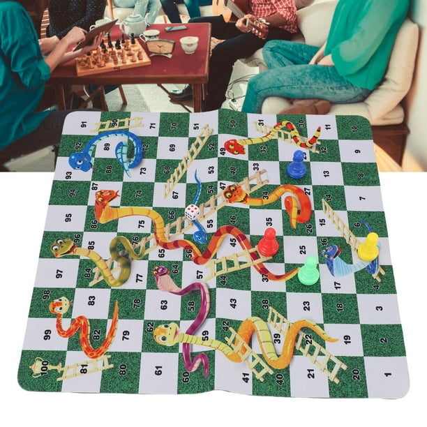 Juego De Mesa De Serpientes Y Escaleras, Juego De Mesa Para Mejorar Las Relaciones, Goma De 35 Cm, Diversión Interactiva Para Viajes