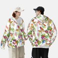 thumbnail image 6 of Sigee Birds And Flowers Print UPF50+ Men's Sun Protection Hoodie Shirt SPF UV Shirt Long Sleeve Fishing Outdoor Lightweight, S-3XL, 6 of 9