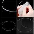 thumbnail image 2 of 4 Pcs Disque Gâteau Acrylique Pâtisserie - 15 cm et 20 cm, Plateau Gâteau Disques Ronds, Plateau Transparent Réutilisable, Plateau Rond Socle Plastique pour Gâteau de Crème Service de Gâteaux, 2 of 5