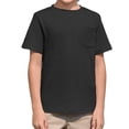 thumbnail image 5 of Summer Children Boy's Tee Tops Short Sleeve Kids Casual Solid Color Shirt with Pocket, 5 of 6