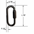thumbnail image 2 of Conector Quick Link para bloqueo de cadena CUFEAL M4, 4 mm, paquete de 10, 2 of 3