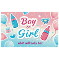 thumbnail image 3 of Gender Reveal Themed Colorful Balloon Footprint Pacifier Banner Background Party Supplies for Baby Shower Photography Props Decorations, 3 of 8