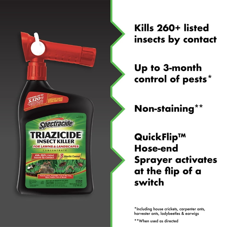 Spectracide Triazicide Insect Killer for Lawns, 32 oz photo 2