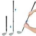 thumbnail image 4 of Hyasfey Adjustable Golf Club Telescopic Cutting Rod Aluminum Alloy Shaft Left Right Hand Golf Club with Clear Scale Golf Equipment, 4 of 7