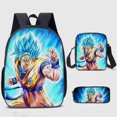 thumbnail image 3 of 3 piezas/set 16 pulgadas Dragon Ball Z Anime niños mochilas escolares mochila ortopédica niños escuela niños niñas mochila infantil bolsas de dibujos animados, 3 of 5