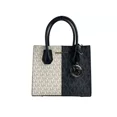 thumbnail image 1 of Michael Kors Bolso Bandolera Mediano Mercer para Mujer con Logotipo en Dos Tonos, Negro Combinado, 35F4GM9M2B-001, 1 of 5