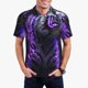 thumbnail image 1 of Fotbe Purple Plant White Tiger Camiseta Polo de Golf para Hombre con Estampado – Camisa Deportiva Transpirable con Cuello Abotonado-4X-Large, 1 of 6
