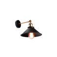 thumbnail image 1 of Lámpara de pared vintage con forma de campana, base metálica, casquillo E27 (bombilla no incluida), 1 of 8
