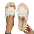 thumbnail image 4 of ATENAR Womens Sandals Casual Summer Women Sandals Beach Womens Shoes Yellow 7, 4 of 8