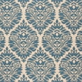 thumbnail image 4 of SAFAVIEH Beach House Lennox Damask Indoor/Outdoor Area Rug Cream/Blue, 7'10" x 10', 4 of 5