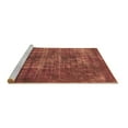 thumbnail image 2 of Ahgly Company Machine Washable Indoor Square Oriental Brown Traditional Area Rugs, 7' Square, 2 of 4