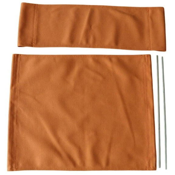 Canvas Seat Covers Kit for Director Chairs Foldable Easy Replace 52x16 48x38cm