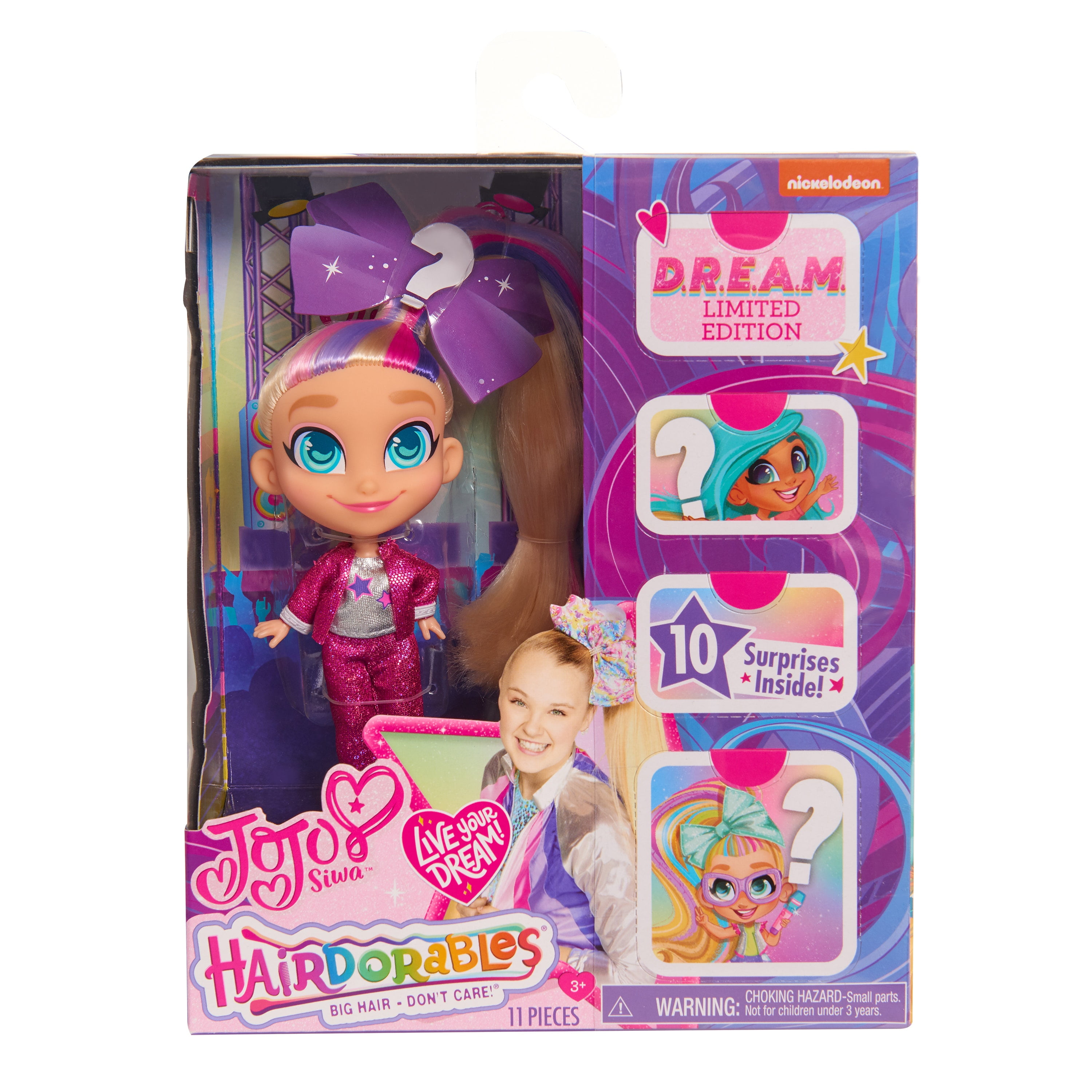 Doll Style B 10 Surprises New Hairdorables JoJo Siwa Limited Edition D.R.E.A.M 