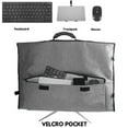 thumbnail image 4 of Monitor Carrying Case Protective Monitor Bag Computer Monitor Bag with Pockets Black,1x computer display screen storage bag,Black, 4 of 8