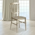 thumbnail image 2 of Flash Furniture Hercules Series Adult Size Resin Stacking Napoleon Chiavari Chair, Gold, 2 of 11