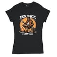 thumbnail image 5 of Bigfoot Fun Fact T-Shirt Sasquatch Hide and Seek Champ Camping Joke Women's Tee, 5 of 7