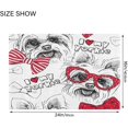 thumbnail image 3 of Funny Dog Bathroom Rug Mat Super Soft Absorbent Bath Mat Plush Shaggy Bath Rugs Non Slip Quick Dry Bath Carpet for Bathroom Floor Tub Shower, 24x16 Inches Home Decor Gifts, 3 of 5