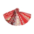 thumbnail image 2 of Garende 40 Pcs Tissu à Rouler Tissu de Courtepointe Cadeau Pratique Bandes à Rouler pour Jouets Rouge, 2 of 8