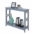 thumbnail image 4 of Convenience Concepts Omega Table Console, Fini Bois Gris, 4 of 5