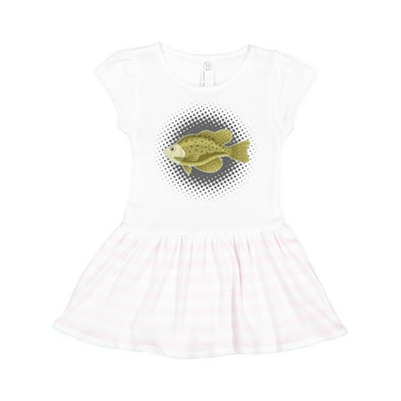 

Inktastic Crappie Fish Gift Toddler Girl Dress