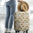 thumbnail image 2 of Cartoon Construction Vehicles Clouds Luggage Cover Fashion Suitcase Cover Baggage Covers Fit 25-28 Inch Luggage (Go Travel), 2 of 5
