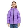 thumbnail image 2 of Wantdo Girl's Winter Coat Light Winter Coat Packable Puffer Jacket Purple 14/16, 2 of 7