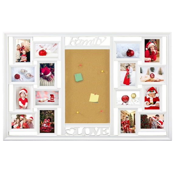 Rustic Photo Frames Collage Picture Frame 6x4 with Glass Front and Note Space
