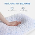 thumbnail image 6 of ESHINE Full Body Pillow for Adults - Enhanced Sleeping Experience with Gel Infused Cooling and Shredded Memory Foam, Oeko-TEX/CertiPUR-US Certified - 20x54 Long Pillows, 6 of 8