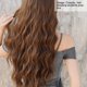 thumbnail image 1 of LC255 Lady Wavy Wigs Pelucas sintéticas rubias negras marrones, pelucas de pelo largo resistentes al calor de alta densidad, cabello falso natural para mujeres Ecomeon no, 1 of 6