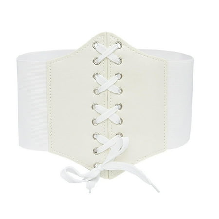 Pxiakgy Clearance Sale!! Belts for Women Trendy 2025 Corset Tops for Women Vintage Court Bustier Adjustable Corset Waist Belt Boned Overbust Corsets White M