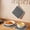 Black, variant on Cream Moire Pot Holders for Kitchen Heatproof Potholder, 3 Pack Water Ripple Stripe Farmhouse Hot Pads Multipurpose Oven Pads Cloth Potholders Trivet for Cooking Baking