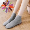 thumbnail image 1 of Fvsianol Trampoline Socks Silicone Grip Socks 1 Pair Trampoline Socks Non skid Silicone Grip Bottom Great Friction Solid Color High Elasticity Sweat Absorption Adult Home, 1 of 7