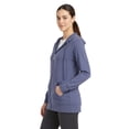 thumbnail image 2 of Women’s Lightweight Cotton Hoodie with Packets S-3XL Full Zip Cotton Blend Drawstring Zipper Hooded Sweatshirt Jacket Regular & Plus Size Casual Womenswear Activewear, 2 of 3