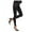 Black - black, variant on MeMoi Crushed Velvet Stretch Leggings - Womens - Female (Small/Medium, Black)