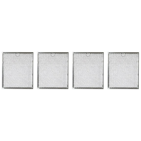 Replacement Microwave Grease Filter For GE General Electric Hotpoint WB6X486 7-3/4"L x 9"W x 3/32"H - 4 Packs