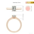 thumbnail image 5 of ANGARA Natural 1.17 ct Diamond Engagement Ring in 14K Rose Gold for Women (Size-7x5mm| Color-K| Clarity-I3) | April Birthstone, Birthday, Anniversary, Jewelry Gift for Women | Natural Diamond Ring, 5 of 10