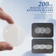 thumbnail image 4 of 200 Piezas Llavero AcríLico Redondo en Blanco 2 Pulgadas CíRculos AcríLicos Transparentes Discos Transparentes para Llavero DIY Proyecto Artesanal, 4 of 5