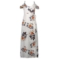 thumbnail image 5 of Vestido HUOGUO Halter con volantes y estampado casual para mujer, 5 of 5