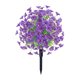 thumbnail image 1 of Garden Artificial Flower Stake Fácil de instalar Regalo reutilizable de la pieza central premium Púrpura, 1 of 8
