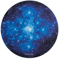 Insten Mouse Pad for Computer Laptop Desktop Gaming Super Smooth Round Galaxy Space Planet Moon Design with Non-Slip Rubber Base, Blue Starry Night (8.4 x 8.4 inch)