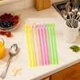 thumbnail image 7 of 200Pcs Spoon Straws Ideal for Snow Cones, Milkshakes, Smoothies, Desserts, Celebrations, Parties, & More(Multi-Colored), 7 of 7