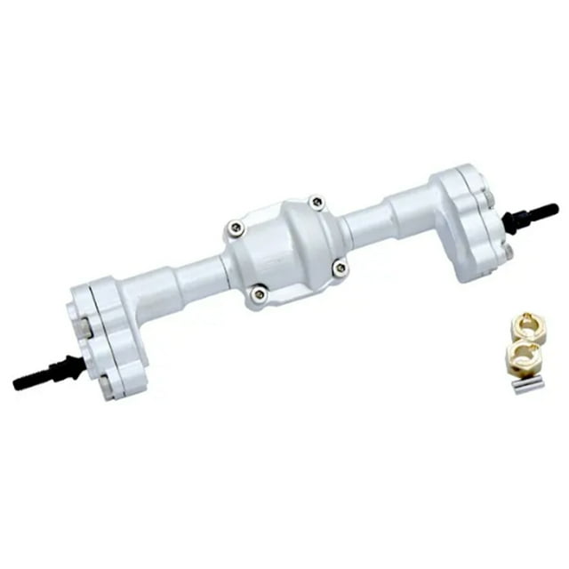 Xingzhi Rear Axle For FCX18 FCX24 Crawler Rc Rear Axle Aluminum Alloy CNC RC Car Accessories Replacement Parts RC Upgrade Part Silver