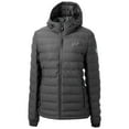 thumbnail image 2 of Women's Cutter & Buck Gray Buffalo Bills Mission Ridge Repreve- Eco Insulated Full-Zip Hoodie Puffer Jacket, 2 of 3