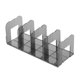 thumbnail image 4 of Divisor de estantes, organizador de bolsos, divisor de almacenamiento ajustable para armario, para oficina Negro transparente 4 cuadrículas, 4 of 9