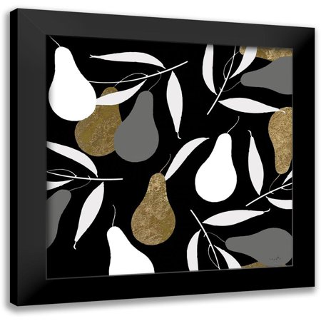 Sophie 6 12x12 Black Modern Framed Museum Art Print Titled - Au Pear Black