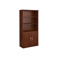 thumbnail image 1 of BBF - Bookcase - 5 shelves - 2 doors - wood composite - hansen cherry, 1 of 4