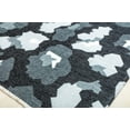 thumbnail image 5 of Elizabeth Sutton MI60A Primrose Path Floral Modern Black Area Rug, 7'10"X10'0", 5 of 6