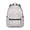 Baseballs Only White, variant on Baseballs and Game Terms White Backpack for School, Cute School Bag with Adjustable Shoulder Straps and Padded Back, 15.3"x11"x7.1"